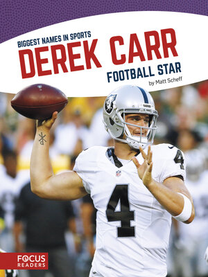 cover image of Derek Carr: Football Star